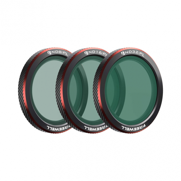 Набор из 3 магнитных ND/PL фильтров Freewell Bright Day (ND8/PL, ND16/PL, ND32/PL) для DJI Neo 2