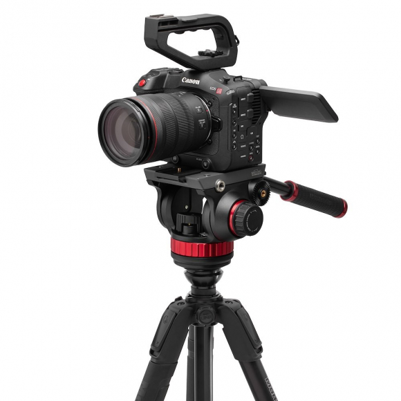 Видеокомплект Manfrotto MVK502055XPRO3V: голова MVH502AH и алюминиевый штатив 055 Video Видеокомплект Manfrotto MVK502055XPRO3V: голова MVH502AH и алюминиевый штатив 055 Video