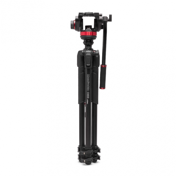 Видеокомплект Manfrotto MVK502055XPRO3V: голова MVH502AH и алюминиевый штатив 055 Video Видеокомплект Manfrotto MVK502055XPRO3V: голова MVH502AH и алюминиевый штатив 055 Video