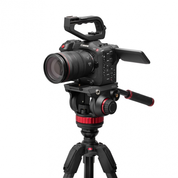 Видеокомплект Manfrotto MVK502055CXPROV: голова MVH502AH и карбоновый штатив 055 Video Видеокомплект Manfrotto MVK502055CXPROV: голова MVH502AH и карбоновый штатив 055 Video