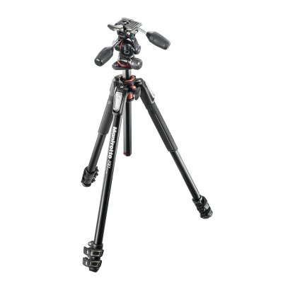 Штатив Manfrotto MK190XPRO3-3W: алюминиевый 190XPRO с трёхосевой головой