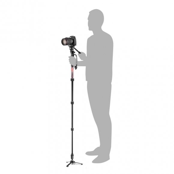 Видеомонопод Manfrotto Element MII MVMELMIIA4LIVE с жидкостной головой