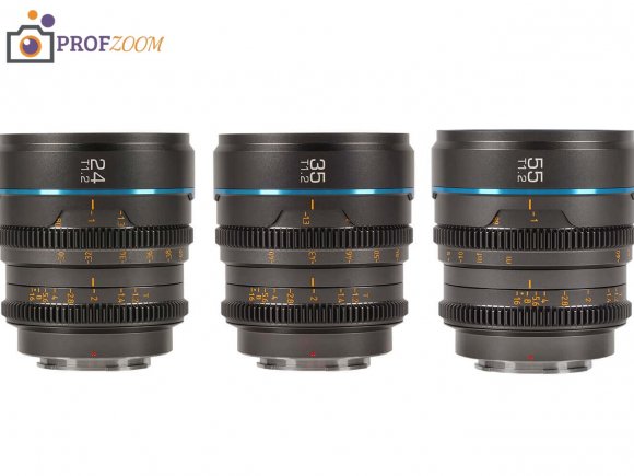Объектив Sirui Night Walker Series 24mm T1.2 S35 для E-mount, серый