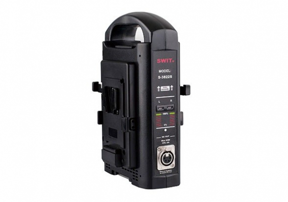 Двухканальное зарядное устройство SWIT S-3822S для V-mount, 3 А, выход XLR 15 В Двухканальное зарядное устройство SWIT S-3822S для V-mount, 3 А, выход XLR 15 В