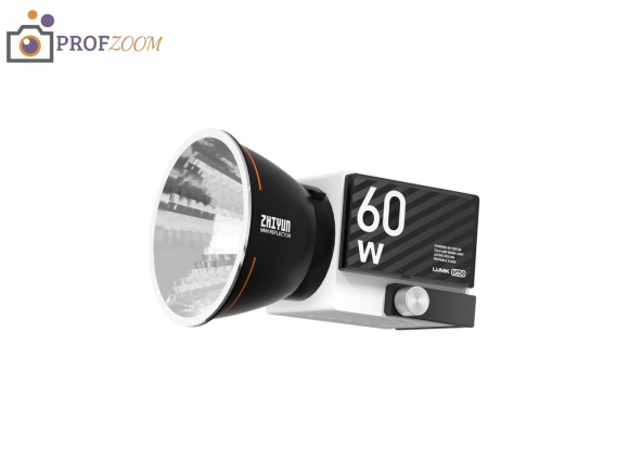 Компактный COB-осветитель Zhiyun MOLUS G60 60 Вт, 2700–6500 K, CRI 96+, 300 г Компактный COB-осветитель Zhiyun MOLUS G60 60 Вт, 2700–6500 K, CRI 96+, 300 г
