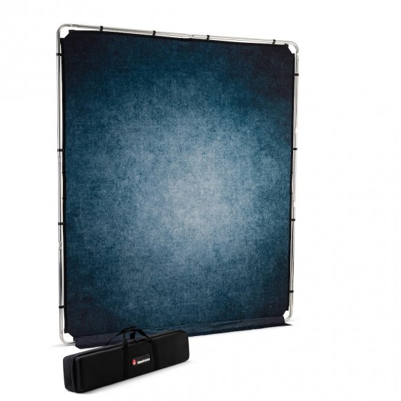 Фон Lastolite EzyFrame Vintage LB7922 2×2,3 м, чернильно-синий, рама, чехол и кейс Фон Lastolite EzyFrame Vintage LB7922 2×2,3 м, чернильно-синий, рама, чехол и кейс