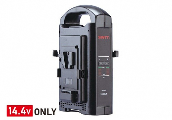 Зарядное устройство SWIT SC-302S на два аккумулятора V-mount, 2 А × 2