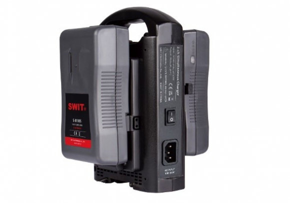 Зарядное устройство SWIT SC-302S на два аккумулятора V-mount, 2 А × 2
