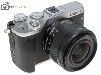 Фотоаппарат Canon EOS M6 Kit 15-45 IS STM Silver
