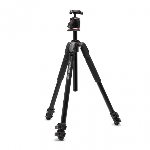 Штатив Manfrotto MK055XPRO3-Q6T: алюминиевый 055XPRO с шаровой головой Arca-Swiss Штатив Manfrotto MK055XPRO3-Q6T: алюминиевый 055XPRO с шаровой головой Arca-Swiss