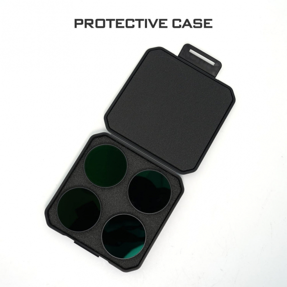 Набор из 4 гибридных ND/PL фильтров Freewell Bright Day (ND8/PL, ND16/PL, ND32/PL, ND64/PL) для DJI Osmo Action 5 Pro Набор из 4 гибридных ND/PL фильтров Freewell Bright Day (ND8/PL, ND16/PL, ND32/PL, ND64/PL) для DJI Osmo Action 5 Pro