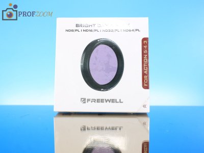 Набор из 4 гибридных ND/PL фильтров Freewell Bright Day (ND8/PL, ND16/PL, ND32/PL, ND64/PL) для DJI Osmo Action 5 Pro Набор из 4 гибридных ND/PL фильтров Freewell Bright Day (ND8/PL, ND16/PL, ND32/PL, ND64/PL) для DJI Osmo Action 5 Pro