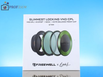 Гибридный фильтр Freewell x Brandon Li VND/CPL 1-10 stop Basic Kit с основанием 67 мм и ND32 Гибридный фильтр Freewell x Brandon Li VND/CPL 1-10 stop Basic Kit с основанием 67 мм и ND32