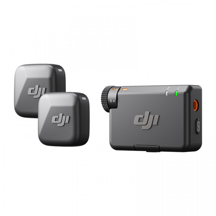 Два передатчика и приёмник DJI Mic Mini 2TX