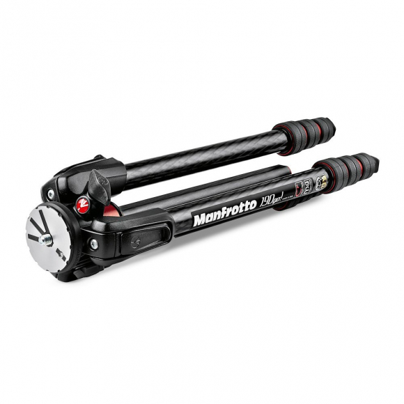 Штатив Manfrotto 190 Go! MT190GOC4 карбоновый, 4 секции, поворотные фиксаторы Штатив Manfrotto 190 Go! MT190GOC4 карбоновый, 4 секции, поворотные фиксаторы