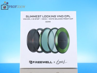 Гибридный фильтр Freewell x Brandon Li VND/CPL 1-10 stop Basic Kit с основанием 82 мм и ND32 Гибридный фильтр Freewell x Brandon Li VND/CPL 1-10 stop Basic Kit с основанием 82 мм и ND32