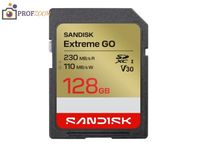 Карта памяти SanDisk Extreme GO SDXC UHS-I 128GB (SDSDXGN-128G-GNCIN) Карта памяти SanDisk Extreme GO SDXC UHS-I 128GB (SDSDXGN-128G-GNCIN)