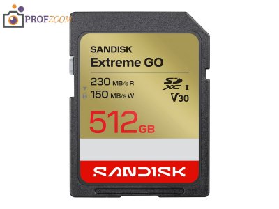 Карта памяти SanDisk Extreme GO SDXC UHS-I 512GB (SDSDXGN-512G-GNCIN) Карта памяти SanDisk Extreme GO SDXC UHS-I 512GB (SDSDXGN-512G-GNCIN)