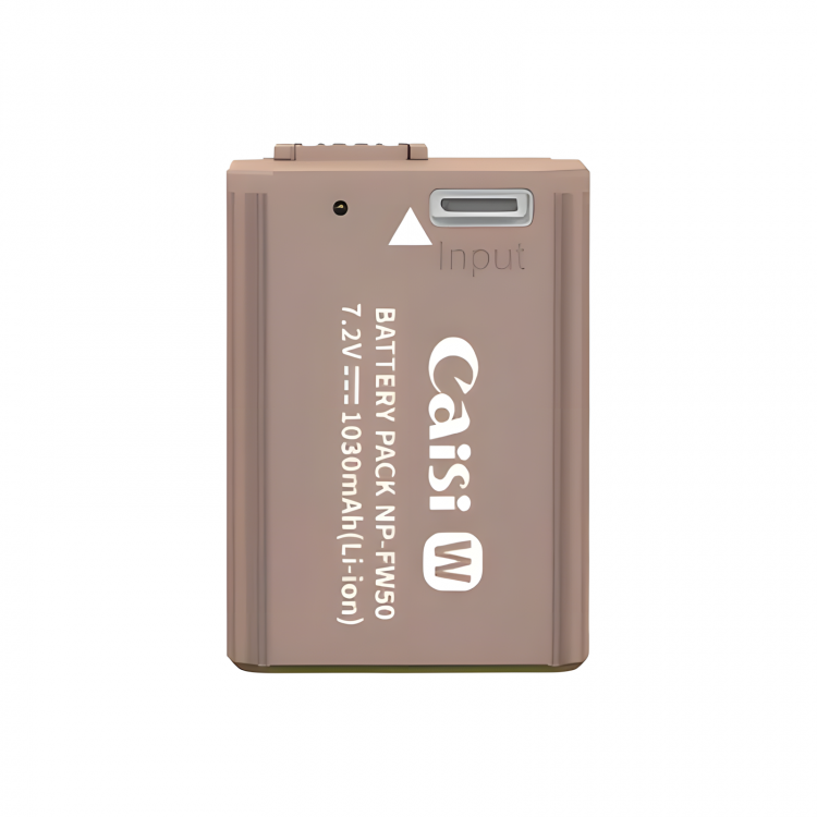 Маркировка и контакты Caisi NP-FW50 Type-C
