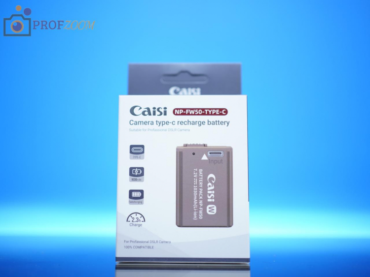 Комплект в фирменной упаковке Caisi NP-FW50 Type-C