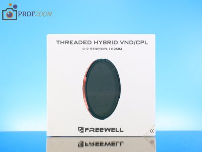 Ультратонкий резьбовой гибридный фильтр Freewell VND/CPL 3-7 stop 82 мм Ультратонкий резьбовой гибридный фильтр Freewell VND/CPL 3-7 stop 82 мм