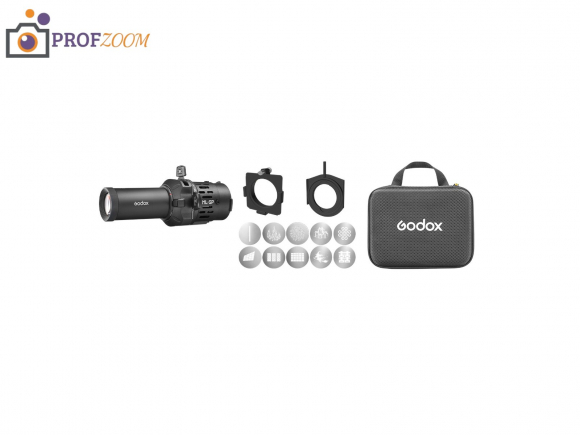Проекционная насадка Godox ML-SP19Kit с линзой 19° байонет Godox Проекционная насадка Godox ML-SP19Kit с линзой 19° байонет Godox