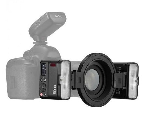 Свет для макросъёмки на объективе Godox MF12-K2