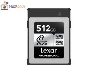 Карта памяти Lexar Professional CFexpress 4.0 Type B 512GB SILVER (LCXEXS4512G-RNENC)
