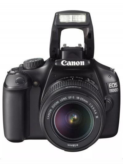 Canon EOS 1100D Kit 18-55 II, черный