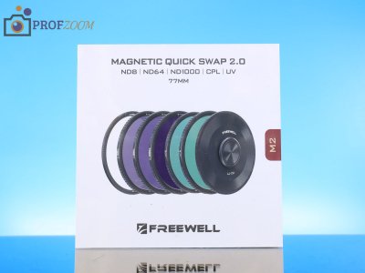 Набор из 5 магнитных фильтров Freewell M2 Quick Swap (ND8, ND64, ND1000, CPL, UV) 77 мм Набор из 5 магнитных фильтров Freewell M2 Quick Swap (ND8, ND64, ND1000, CPL, UV) 77 мм