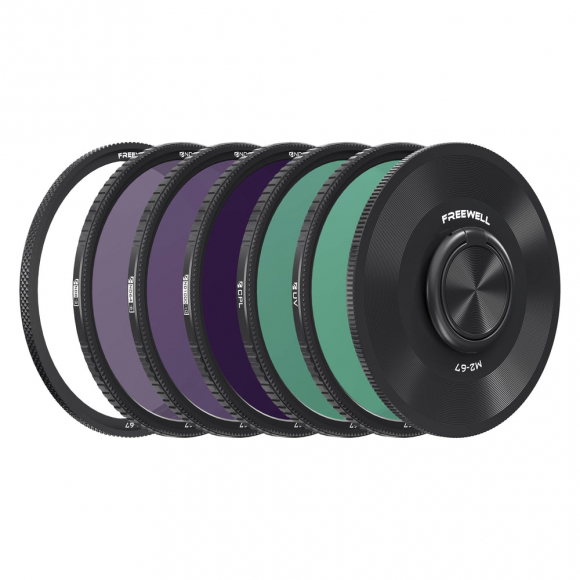 Набор из 5 магнитных фильтров Freewell M2 Quick Swap (ND8, ND64, ND1000, CPL, UV) 67 мм Набор из 5 магнитных фильтров Freewell M2 Quick Swap (ND8, ND64, ND1000, CPL, UV) 67 мм