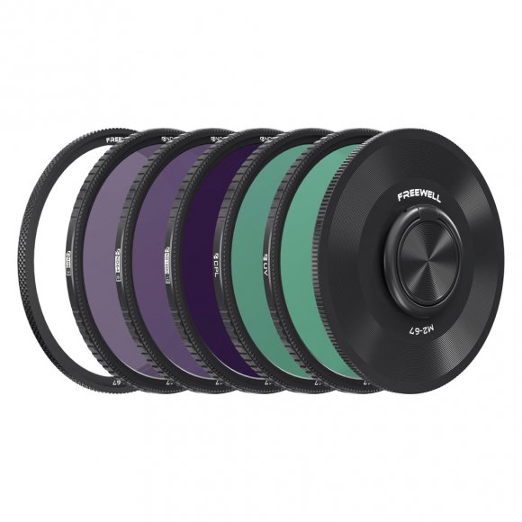 Набор из 5 магнитных фильтров Freewell M2 Quick Swap (ND8, ND64, ND1000, CPL, UV) 67 мм Набор из 5 магнитных фильтров Freewell M2 Quick Swap (ND8, ND64, ND1000, CPL, UV) 67 мм