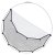 Сменная ткань Lastolite LR3321 Difflector для HaloCompact 82 см