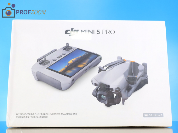 Комплект в фирменной коробке DJI Mini 5 Pro Fly More Plus