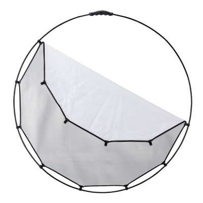 Отражатель Lastolite LR3331 HaloCompact Plus 98 см, серебро/белый, рама и ткань