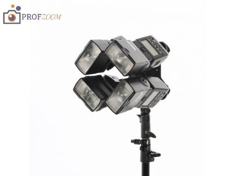 Кронштейн Lastolite Quad Bracket LS2535 для четырёх вспышек с держателем зонта Кронштейн Lastolite Quad Bracket LS2535 для четырёх вспышек с держателем зонта