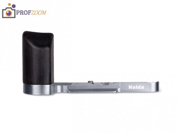 Площадка с рукояткой Haida L-Shaped Hand Grip для Fujifilm X100V/X100VI Серебро Площадка с рукояткой Haida L-Shaped Hand Grip для Fujifilm X100V/X100VI Серебро