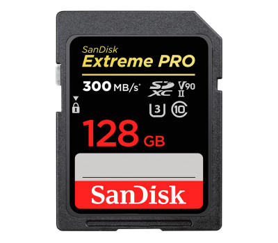 SanDisk SDXC 128GB Extreme PRO UHS-II V90 300MB/s 1