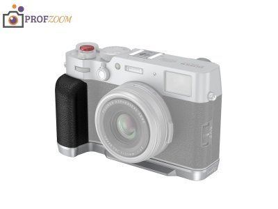 Площадка с рукояткой SmallRig 4555B Silicone для Fujifilm X100VI/X100V Серебро