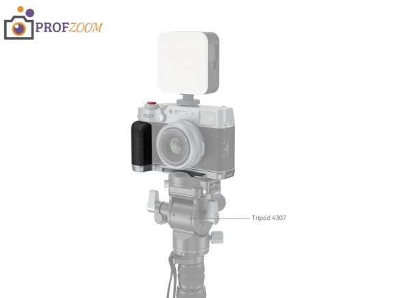 Площадка с рукояткой SmallRig 4555B Silicone для Fujifilm X100VI/X100V Серебро Площадка с рукояткой SmallRig 4555B Silicone для Fujifilm X100VI/X100V Серебро