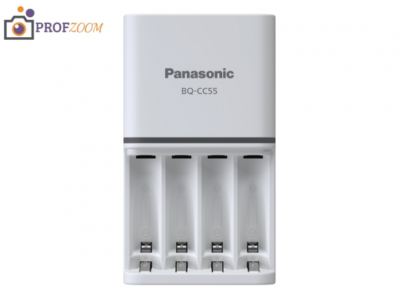 Зарядное устройство Panasonic Eneloop Smart & Quick BQ-CC55E для аккумуляторов AA/AAA