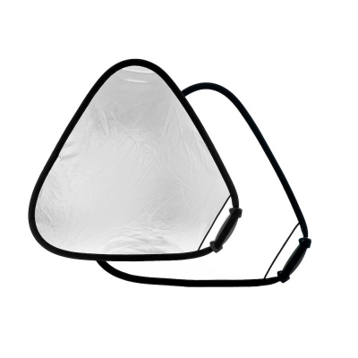 Отражатель Lastolite TriGrip LR3631 75 см, серебро/белый, с ручкой