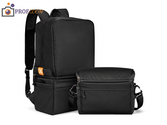 Сумка-рюкзак K&F Concept Collapsible Camera Bag 2 Way 22L Чёрная