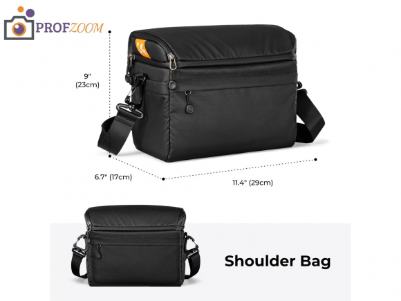 Сумка-рюкзак K&F Concept Collapsible Camera Bag 2 Way 22L Чёрная Сумка-рюкзак K&F Concept Collapsible Camera Bag 2 Way 22L Чёрная