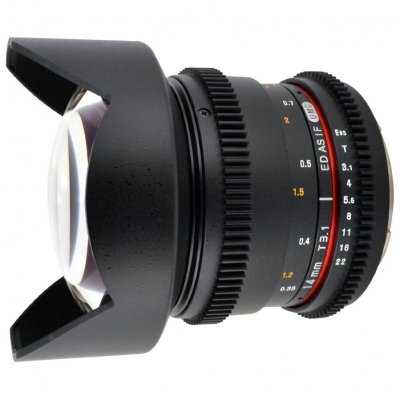 Объектив Samyang 14mm T3.1 ED AS IF UMC VDSLR II Canon EF-M Объектив Samyang 14mm T3.1 ED AS IF UMC VDSLR II Canon EF-M