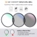 Комплект светофильтров K&F Concept UV+CPL+ND2-400 82mm
