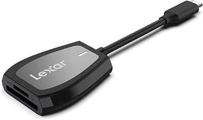 Картридер Lexar Professional SD MicroSD to USB-C (RW470) Картридер Lexar Professional SD MicroSD to USB-C (RW470)
