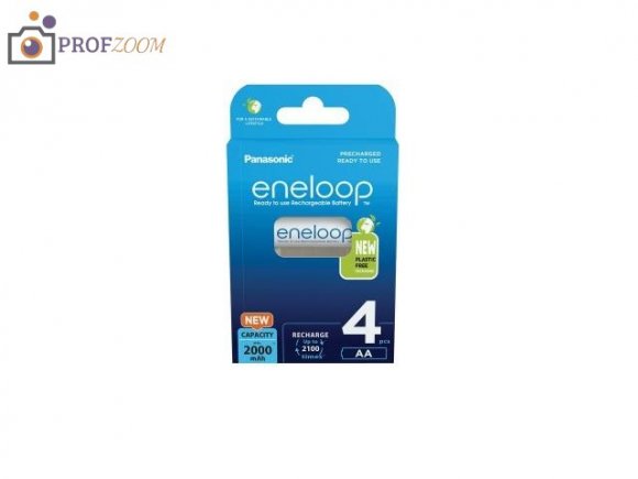 Аккумуляторы Panasonic eneloop AA 2000 мА·ч BK-3MCDE/4BE, 4 шт., Ni-MH, до 2100 циклов Аккумуляторы Panasonic eneloop AA 2000 мА·ч BK-3MCDE/4BE, 4 шт., Ni-MH, до 2100 циклов