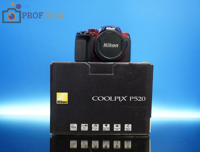 Фотоаппарат Nikon Coolpix P520 Красный Фотоаппарат Nikon Coolpix P520 Красный