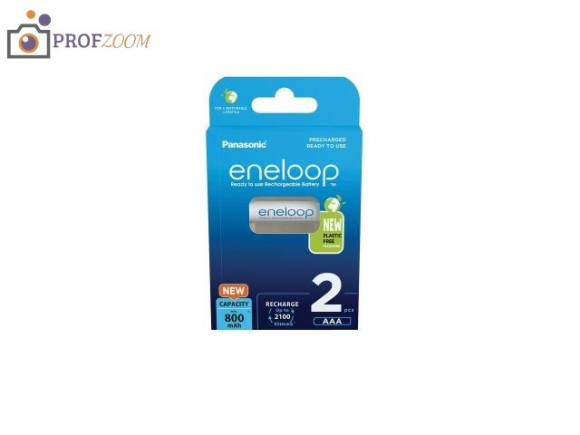 Аккумуляторы Panasonic eneloop AAA 800 мА·ч BK-4MCDE/2BE, 2 шт., Ni-MH, до 2100 циклов Аккумуляторы Panasonic eneloop AAA 800 мА·ч BK-4MCDE/2BE, 2 шт., Ni-MH, до 2100 циклов